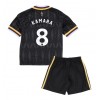 Aston Villa Boubacar Kamara #8 Bortedraktsett Barn 2026-27 Kortermet (+ korte bukser)